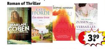 Kruidvat Roman of thriller aanbieding