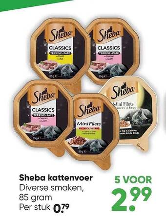 Sheba kattenvoer