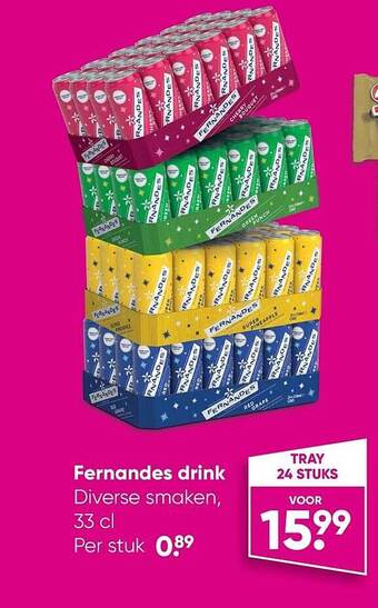 Big Bazar Fernandes drink aanbieding
