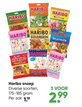 Big Bazar Haribo snoep aanbieding