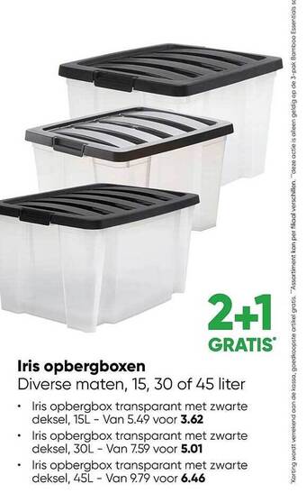 Iris opbergboxen