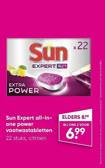 Sun expert all-in-one power vaatwastabletten