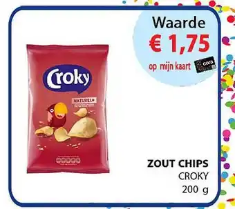 Cora Zout chips croky aanbieding