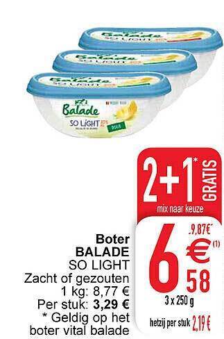 Cora Boter balade aanbieding