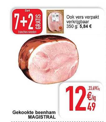 Cora Gekookte beenham magistral aanbieding