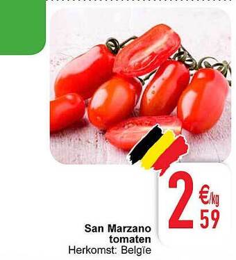 Cora San marzano tomaten aanbieding