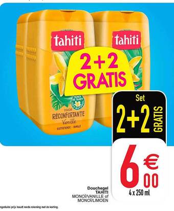 Cora Douchegel tahiti aanbieding