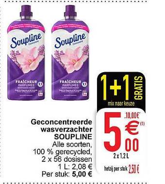 Cora Geconcentreerde wasverzachter soupline aanbieding