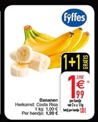 Cora Bananen aanbieding