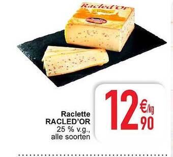 Cora Raclette racled'or aanbieding