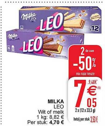 Cora Milka leo aanbieding
