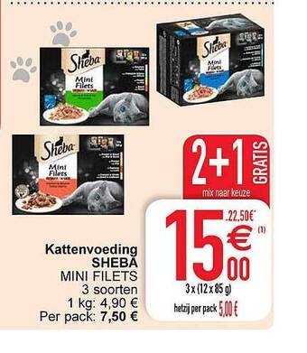 Cora Kattenvoeding sheba aanbieding