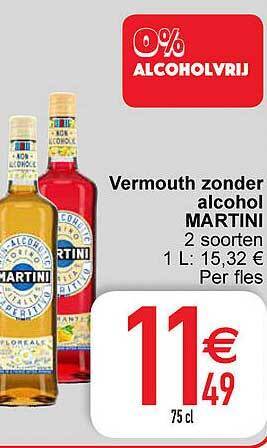 Cora Vermouth zonder alcohol martini aanbieding