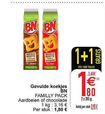 Cora Gevulde koekjes bn aanbieding