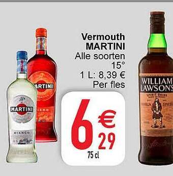 Cora Vermouth martini aanbieding