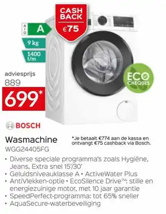Bosch Wasmachine WGG24405FG