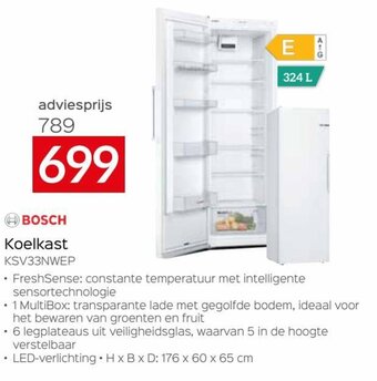 Selexion Bosch Koelkast KSV33NWEP aanbieding
