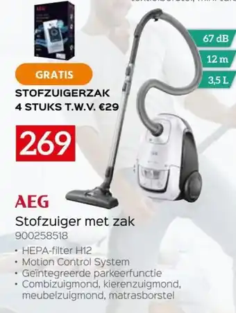 Selexion AEG Stofzuiger met zak 900258518 aanbieding