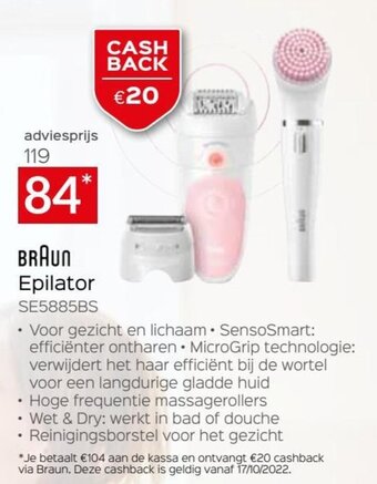 Braun Epilator SE5885BS