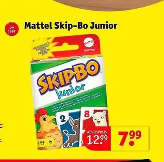 Kruidvat Mattel skipbo junior aanbieding
