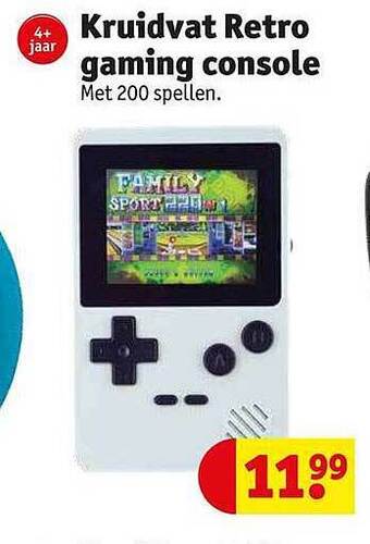 Kruidvat Kruidvat retro gaming console aanbieding