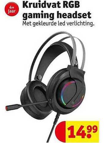 Kruidvat Kruidvat rgb gaming headset aanbieding