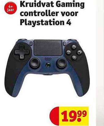 Kruidvat Kruidvat gaming controller voor playstation 4 aanbieding