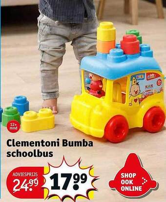 Kruidvat Clementoni bumba schoolbus aanbieding