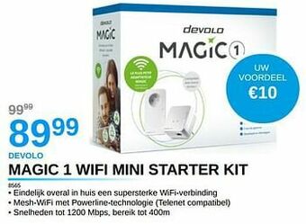 Devolo magic 1 wifi mini starter kit 8565