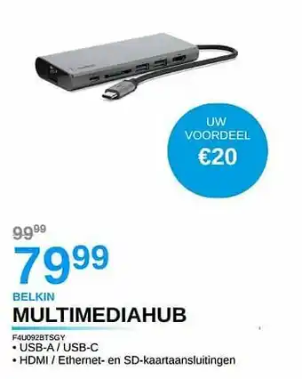 Belkin multimediahub f4u092btsgy