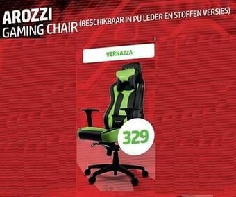 Arozzi gaming chair vernazza