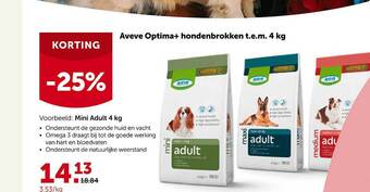 AVEVE Aveve optima+ hondenbrokken aanbieding