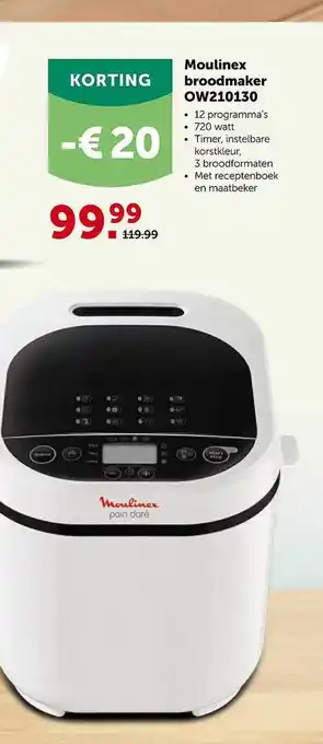 Moulinex broodmaker