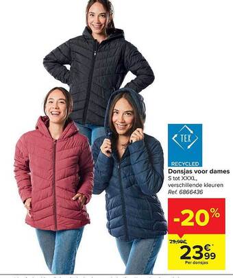 Donsjas voor dames