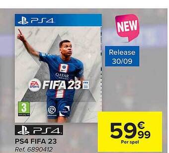 Carrefour Ps4 fifa 23 aanbieding