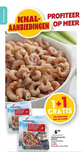Louis Delhaize Gepelde garnalen heiploeg aanbieding