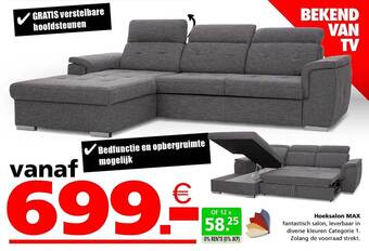 Hoeksalon max