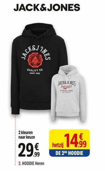 Intersport Jack & Jones Hoodie Heren aanbieding
