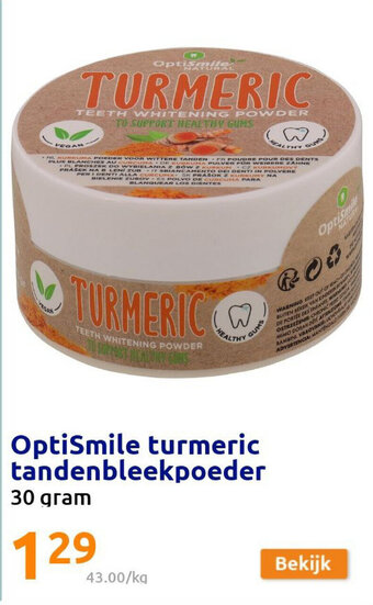 OptiSmile turmeric tandenbleekpoeder