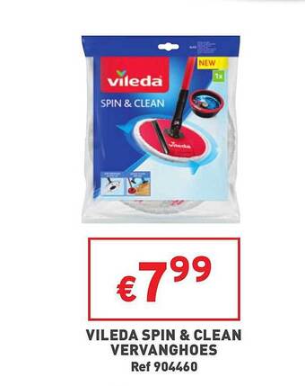 Trafic Vileda spin & clean vervanghoes aanbieding