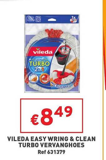Vileda easy wring & clean turbo vervanghoes