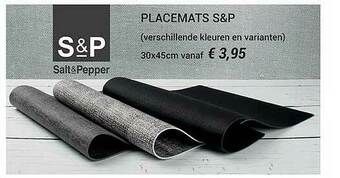 Placemats S&p