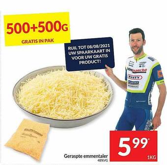 Intermarché Geraspte Emmentaler aanbieding