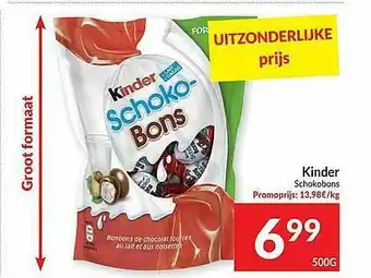 Intermarché Kinder Schokobons 500g aanbieding