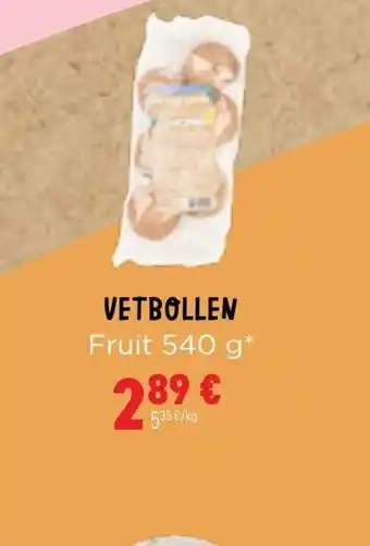 Vetbollen fruit 540g