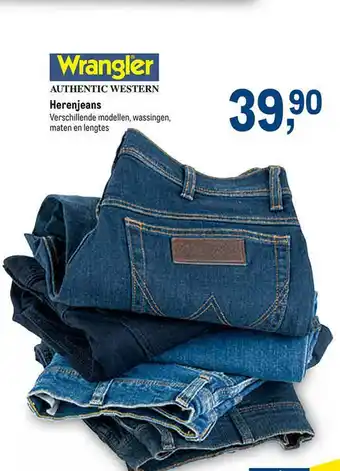 Herenjeans Wrangler Authentic Western