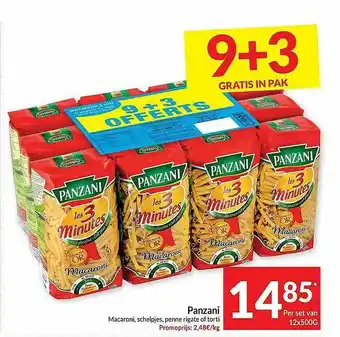 Panzani 9+3 Gratis In Pak
