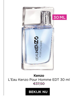 ICI PARIS XL Kenzo l'eau kenzo pour homme edt 30ml aanbieding