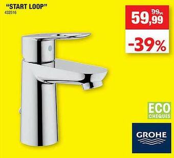 Hubo &quot;start Loop&quot; Grohe Aanbieding bij Hubo aanbieding
