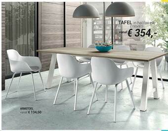 Armstoel Tafel In Halifax Eik